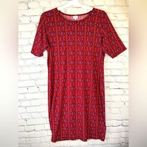 LuLaRoe Geometric Maxi Dress size 3X